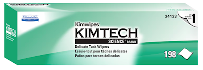 WIPES, KIMTECH SCIENCE KIMWIPES, FOR DELICATE TASKS, 1-PLY, WHITE, 198 SHEETS/BOX, 15 BOXES/CT THUMBNAIL